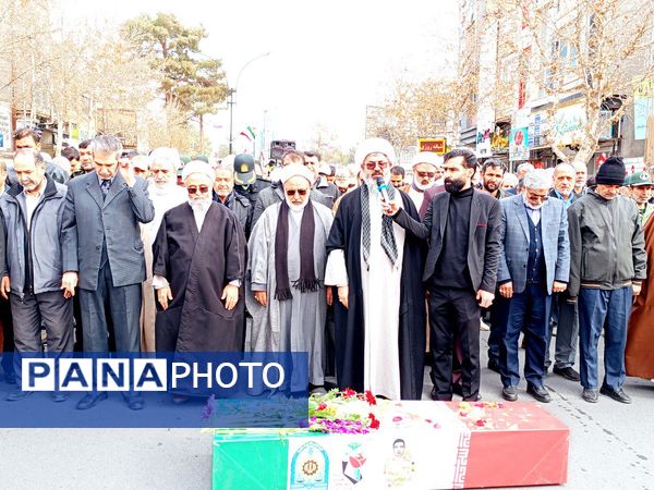 تشییع با شکوه شهید جوادحسن زاده شهید مرزبانی فراجا