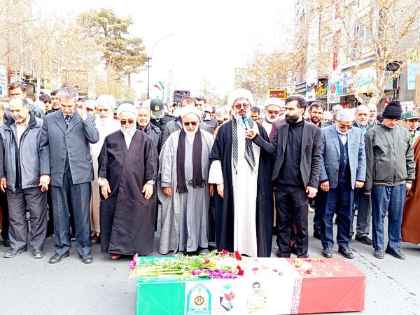 تشییع با شکوه شهید جوادحسن زاده شهید مرزبانی فراجا