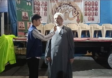  رژه جان فدایان مهریز به نیابت از رهبر شهید 