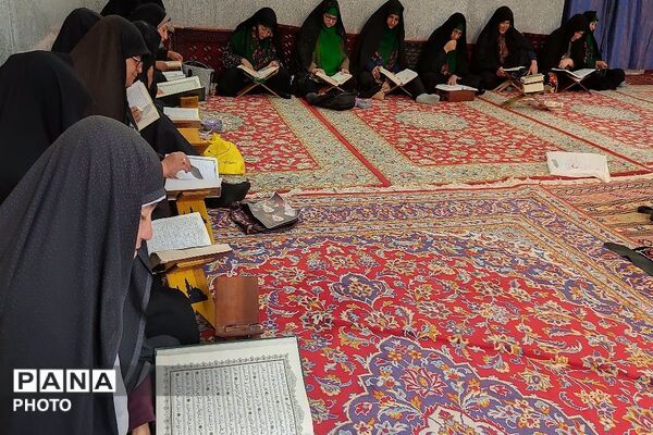 محفل انس با قرآن کریم در مسجد جامع شهر بار
