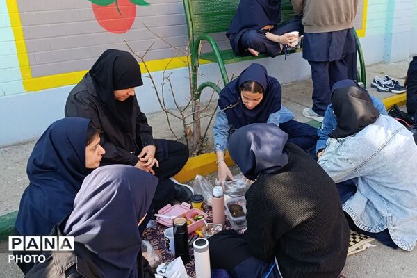 صبحانه سالم در دبیرستان شاهد ملارد 