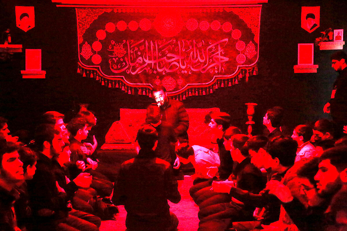 عزاداری نوجوانان فاطمی در سالروز شهادت امام موسی کاظم(ع)