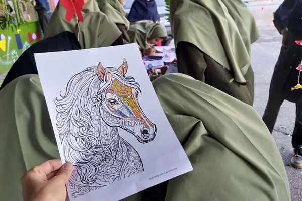 ایستگاه نشاط برای دانش‌آموزان بهارستانی