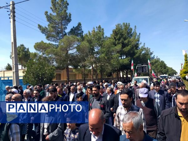 راهپیمایی روز قدس در شهرستان کوهپایه 