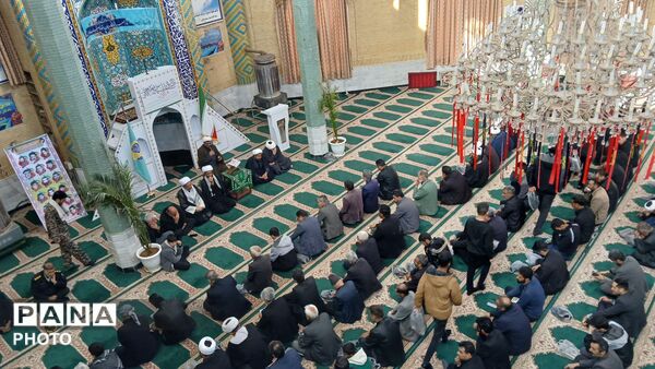 مراسم سوگواری شهادت رهبر انقلاب در مسجد امام علی(ع)