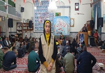 محفل انس با قرآن کریم همزمان با نیمه شعبان در مسجد جامع شهر بار نیشابور 