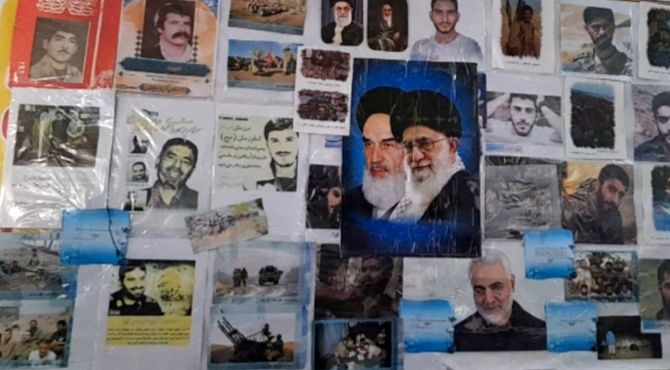 آغاز هفته بسیج با حضور خانواده‌ شهدا و دانش آموزان بسیجی در مدرسه هفت تیر