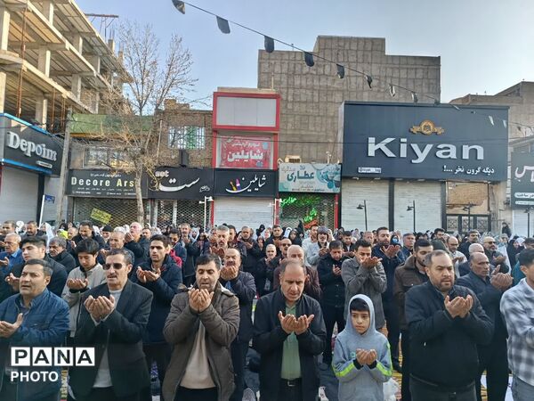 برپایی نماز عید سعید فطر در مشکین دشت  کرج 