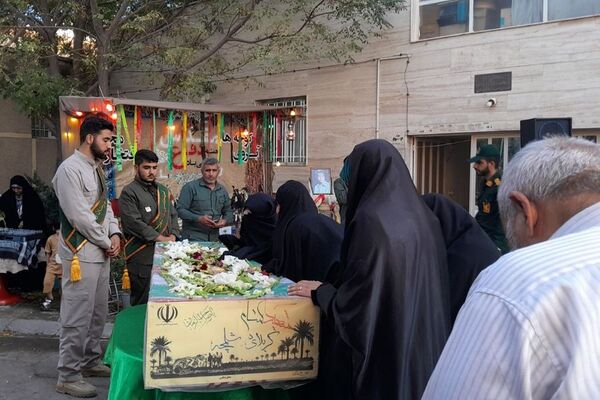 پویش «افتخار محله» و مراسم وداع با شهید گمنام در ورامین