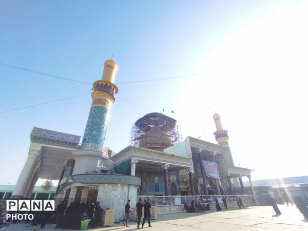 قاب های دیدنی از حرم سید محمد(ع) عموی حضرت صاحب‌الزمان(عج) در شهر بلد عراق