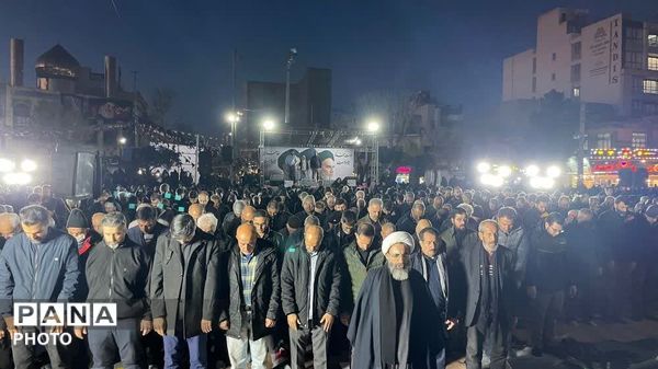 هجدهمین تجمع خون‌خواهی مردم فردیس از رهبر شهیدشان 