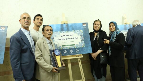 خشت گذاری ۵ پروژه‌ عمرانی منطقه ۵ آموزش و پرورش شهر تهران