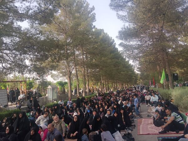 برگزاری دعای پر فضیلت عرفه در بهشت رضا(ع) مشهد