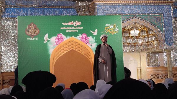 اردوی زیارتی دانش‌آموزان دبستان شاهد حاج تقی آقا بزرگ به حرم مطهر رضوی (ع)