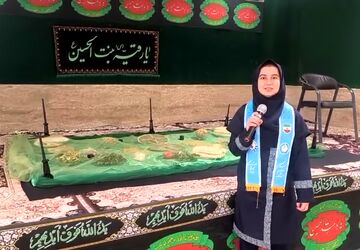 برپایی سفره حضرت رقیه (س) در هنرستان نمونه میرجلیلی