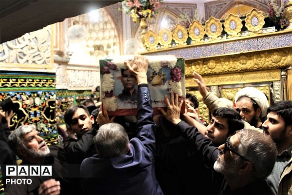 آیین تشییع پیکر دانش‌آموز شهید «سید محمد حسینی مقدم»