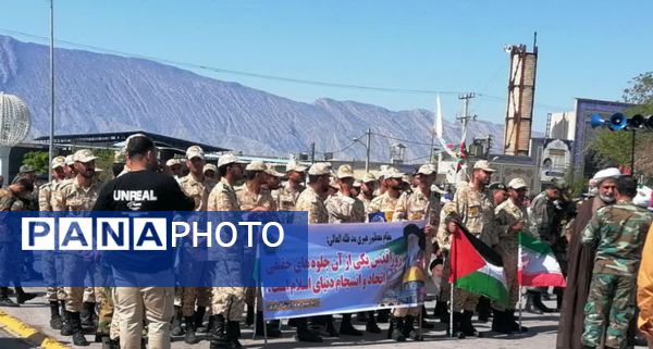 حضور پر شور مردم شهرستان کازرون در راهپیمایی روز قدس
