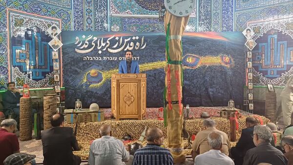 یادواره و افتتاح آستان شهدا در مسیر ایثار