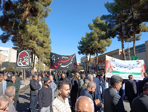 فریاد استقلال و آزادی در طنین ۱۳ آبان در تربت حیدریه