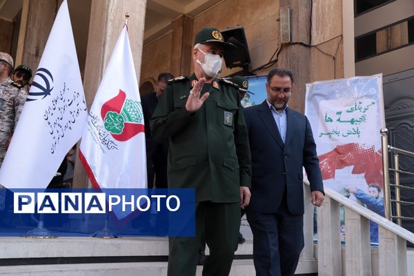 صبحگاه مشترک بسیج فرهنگیان اداره‌‌کل آموزش و پرورش شهر تهران 