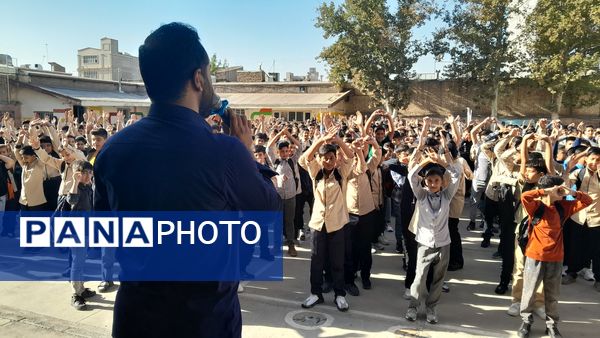 مراسم آیین بازگشایی مدرسه ابوریحان بیرونی