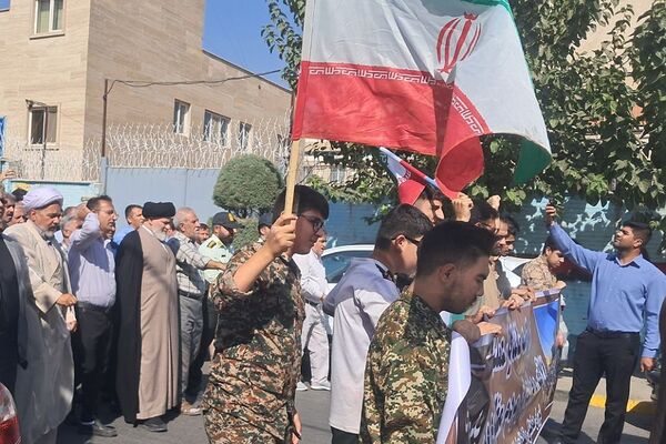 همبستگی مردم ولایتمدار نسیم‌شهر در راهپیمایی علیه رژیم صهیونیستی
