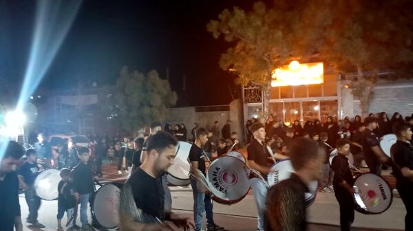 عزاداری مردم شهر تیتکانلو در شب‌های محرم