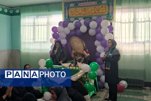 جشن ولادت امام زمان(عج) در دبستان عمار رباط‌کریم