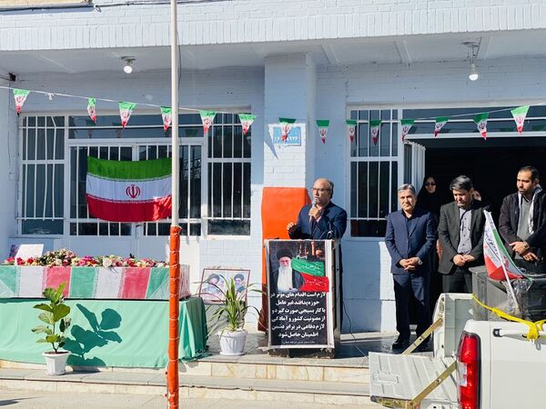 مراسم استقبال از شهید گمنام در شهرستان مه‌ولات