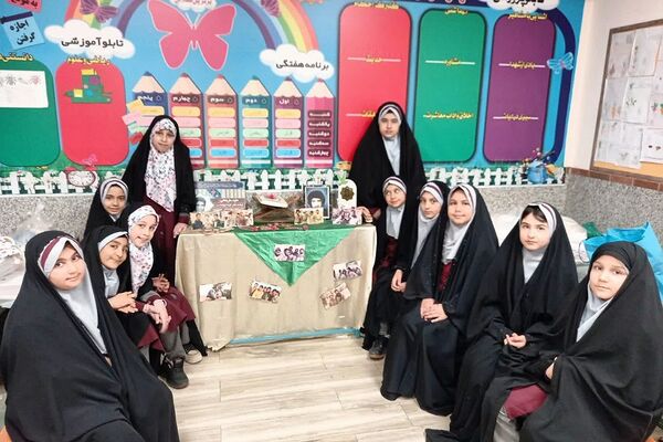  برگزاری مراسم شهادت امام صادق علیه السلام در دبستان شاهد ام البنین (س) ناحیه دو شهرری 