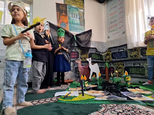 مراسم عزاداری کودکان دارالقران امام علی(ع)
