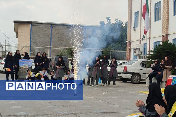 افتتاح سومین المپیاد ورزشی درون‌مدرسه‌ای در دبیرستان فرزانگان قائمشهر