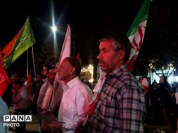 فریاد خون‌خواهی در نیشابور؛ برگزاری دویست و یازدهمین شب از اجتماع مردمی