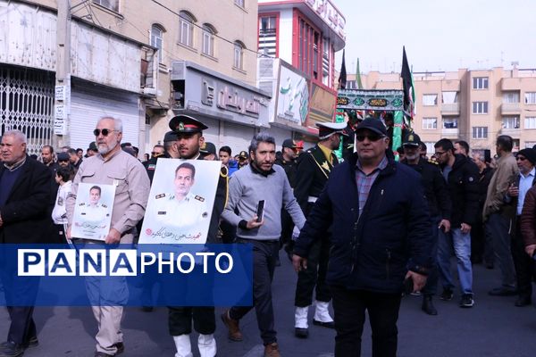 مراسم تشییع پیکر مطهر شهید والامقام شاهین دهقانی