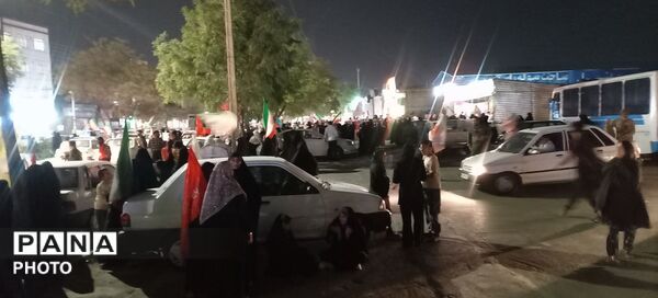 تجمعات شبانه مردمی در بلوار توس مشهد