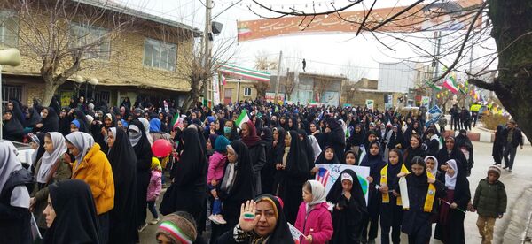 راهپیمایی 22 بهمن راز جرگلان 