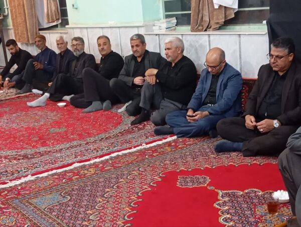 مراسم عزاداری شب عاشورا در شهر عشق آباد