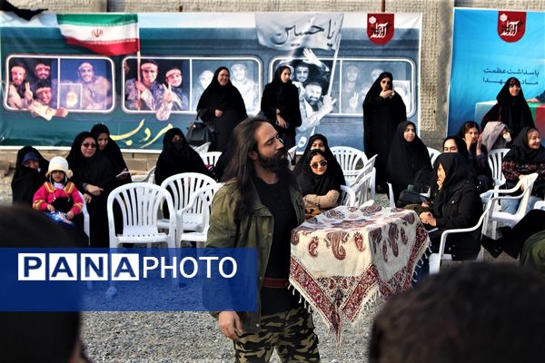 مراسم دومین سالگرد خاکسپاری شهید گمنام آموزشکده فنی دختران قم