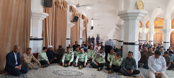 مراسم یادواره شهدای خدمت به‌مناسبت هفته دولت در شهرستان خلیل آباد 