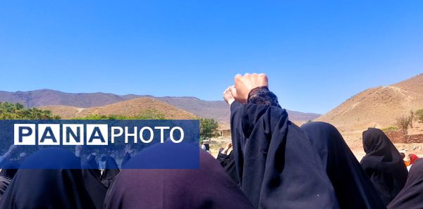 نسر در سوگ و بیعت؛ پیاده روی باشکوه غدیر به یاد شهدای حملات صهیونیستی