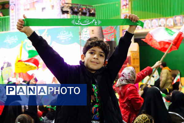 اجتماع عظیم سربازان کوچک صاحب الزمان(عج) یزد