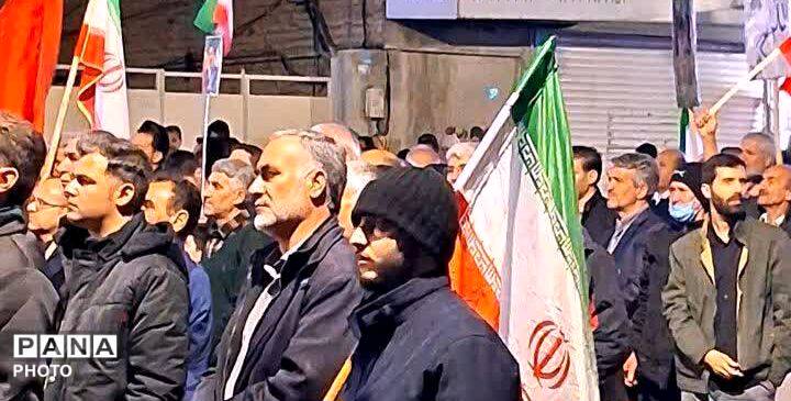 شور و شوق بی‌نظیر مردم ولایتمدار و انقلابی فردیس 