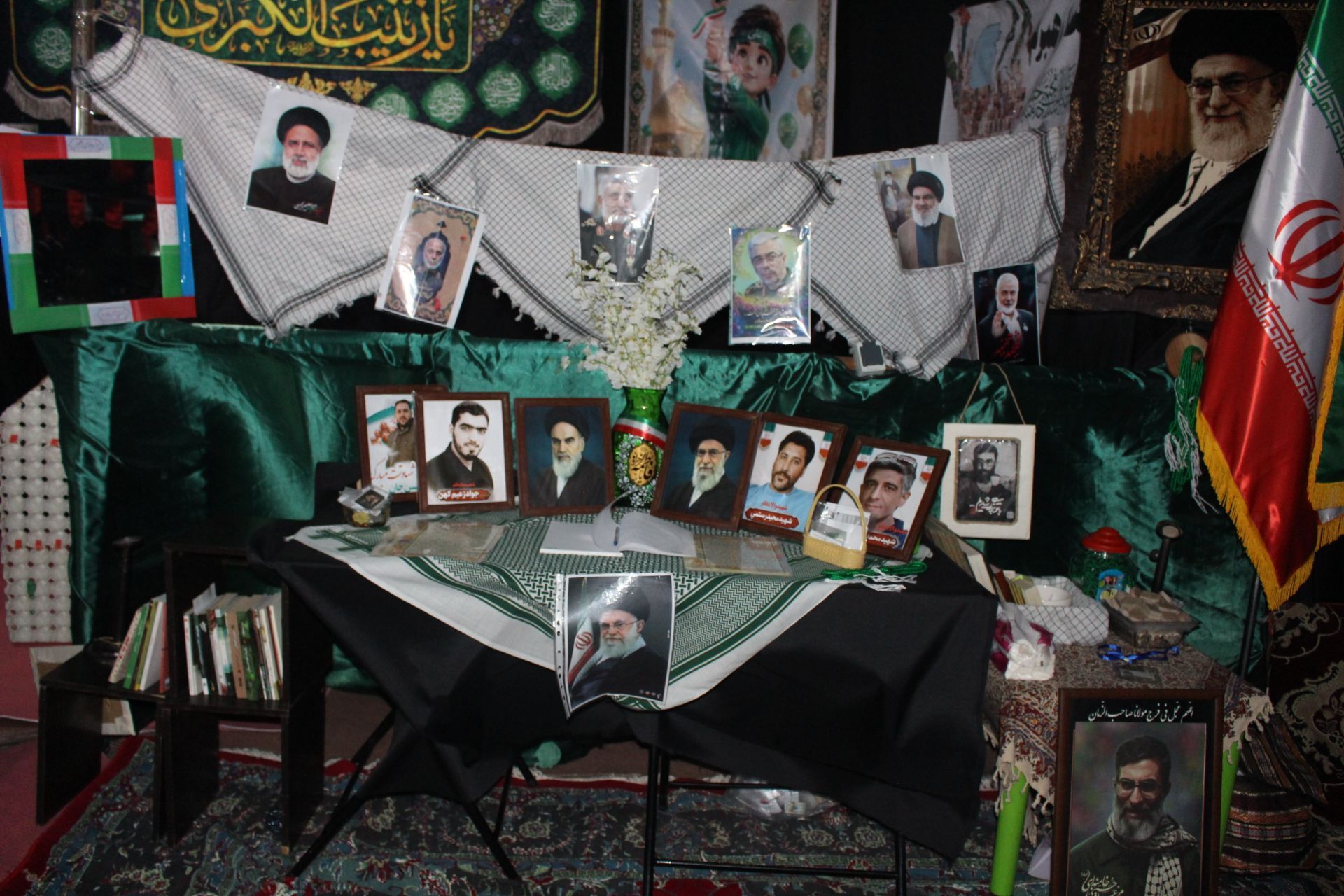 خدمت خادمان موکب بخش تنکمان به زائران رهبر شهید