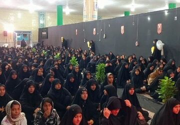 شب سوم متفاوت ترین روضه دختران آفتاب ویژه دختران دوره اول ودوم متوسطه فلاورجان 