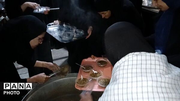  برپایی باشکوه موکب مدرسه با نور و نوای شبانه در فیروزان