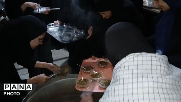  برپایی باشکوه موکب مدرسه با نور و نوای شبانه در فیروزان