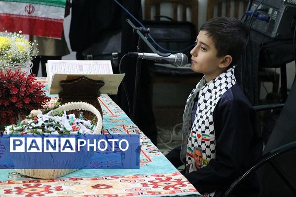 حضور مدیر سازمان دانش‌آموزی شهرستان‌های استان تهران در مراسم گرامیداشت سردار دل‌ها در ناحیه 2 شهرری 