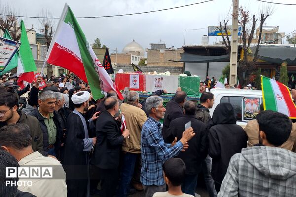 راهپیمایی روز قدس و تشییع شهید اقتدار در مرودشت