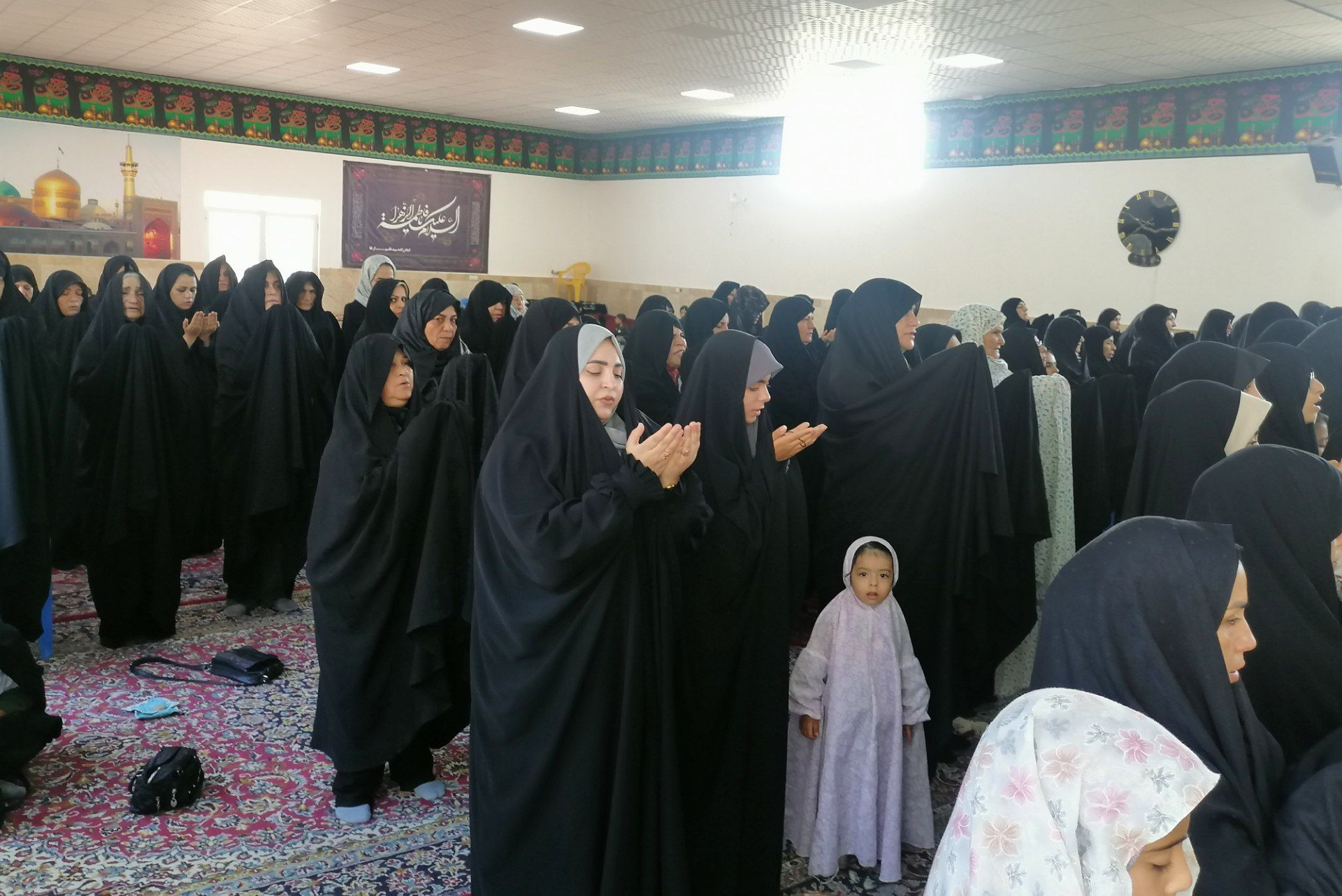 دعای ندبه و نماز عیدفطر در روستای ارغا شهرستان خلیل آباد
