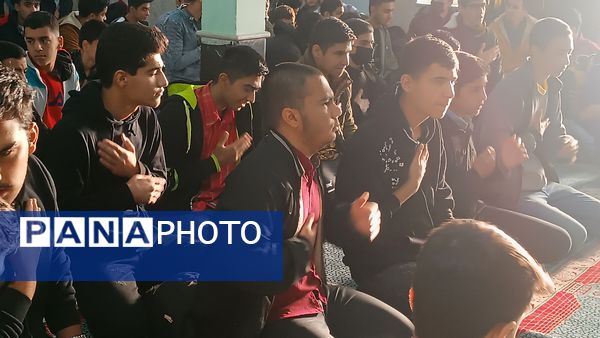 برگزاری زیارت عاشورا در دبیرستان شاهد ابوذر غفاری نیشابور در  اولین هفته  آذر ماه 
